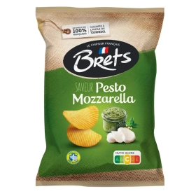 BRET'S Crisps Pesto Mozzarella 125g