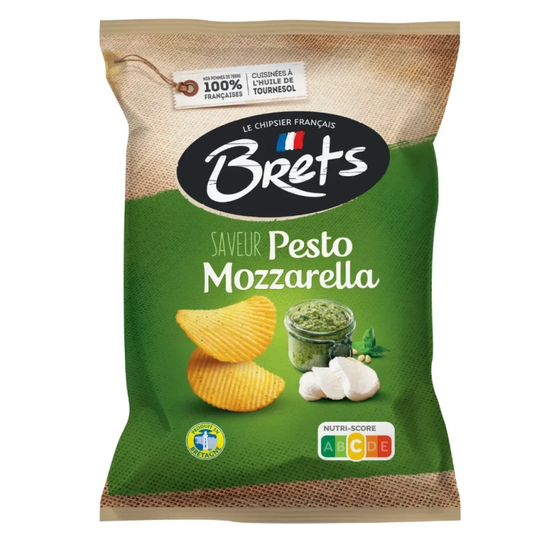 BRET'S Chips Pesto Mozzarella 125g