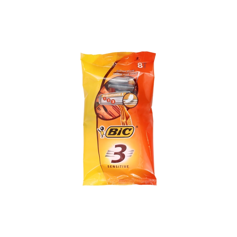 BIC rasoir jetable 3 Sensitive (8pc)