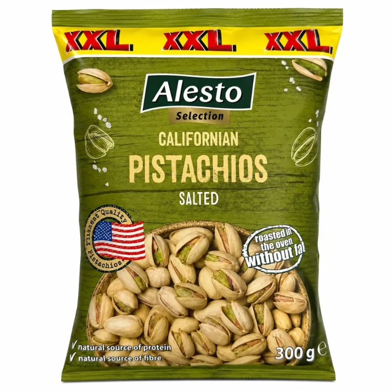 ALESTO Pistaches salées de Californie 300g