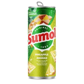 SUMOL limonade jus d'ananas canette 33cl
