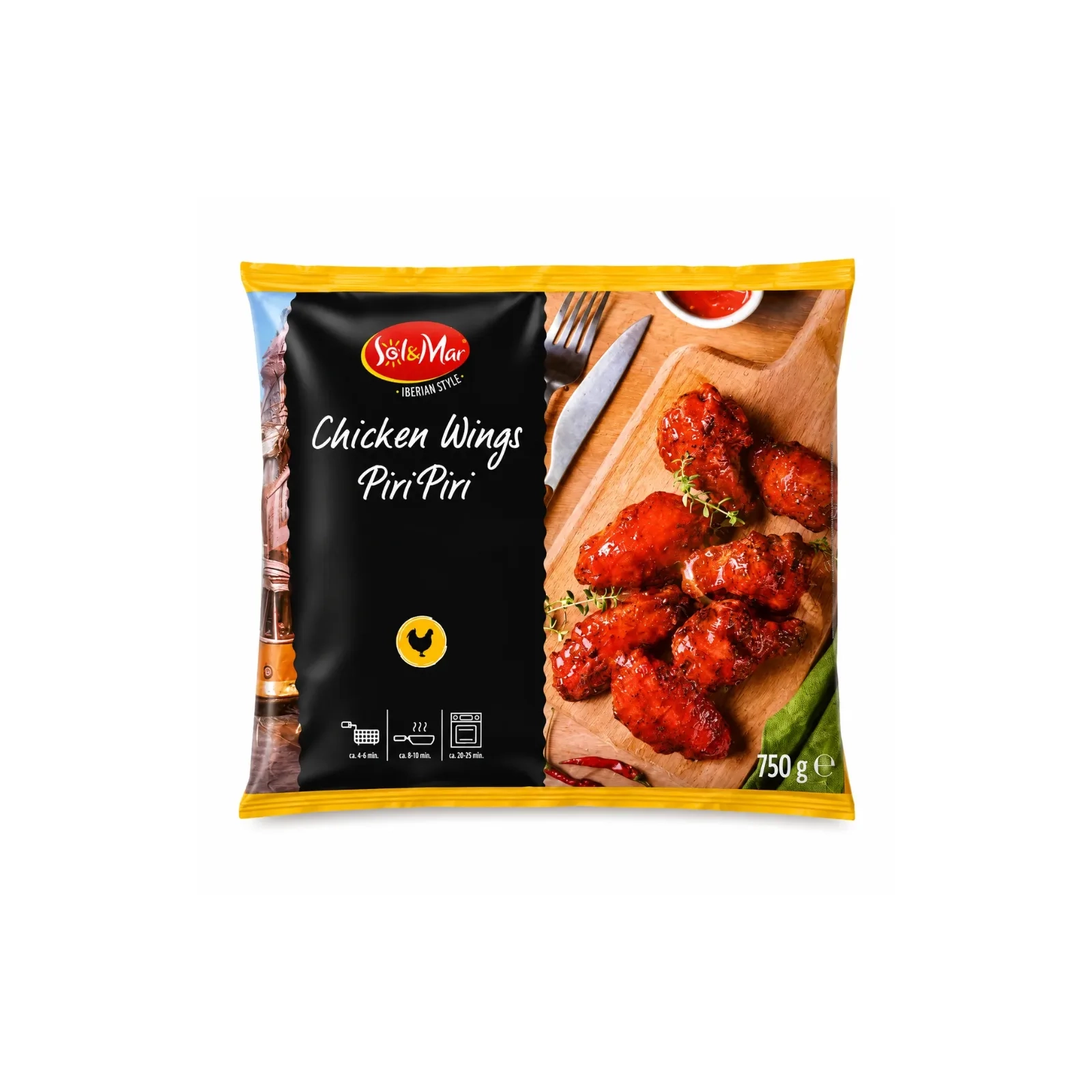 SOL & MAR Chicken Wings Piri Piri 750g