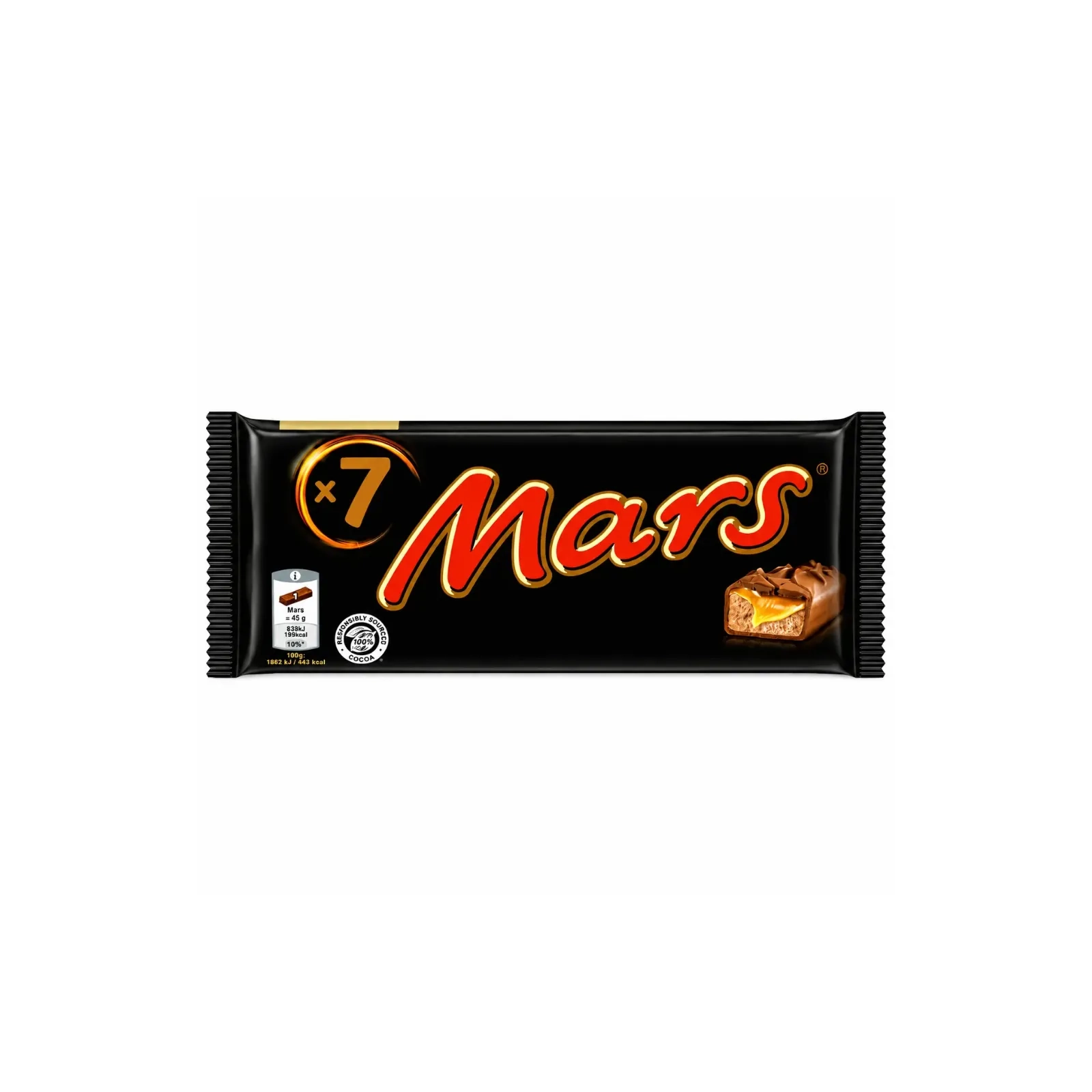MARS Barres chocolat 7x45g