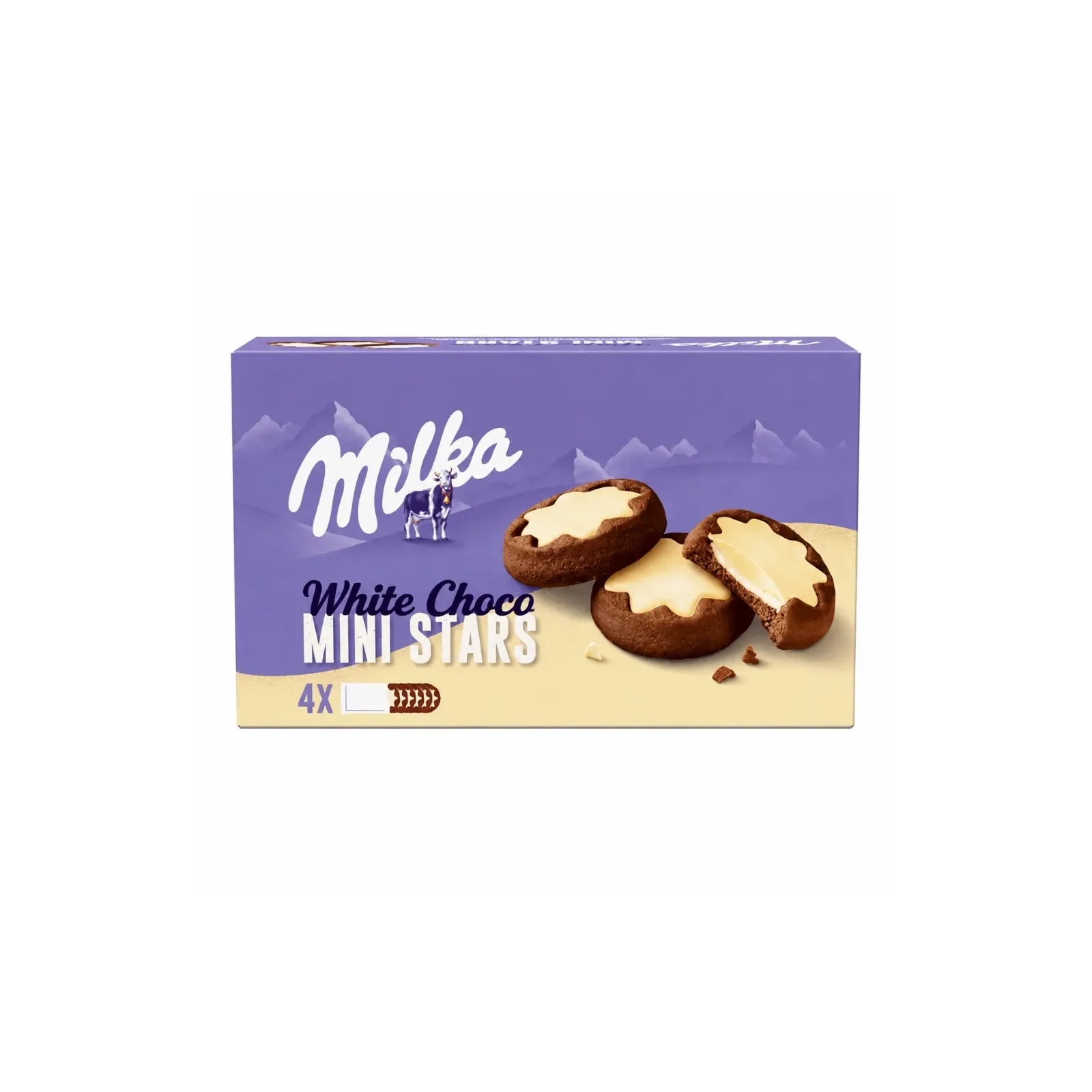 Milka White Choco Mini Stars 150g