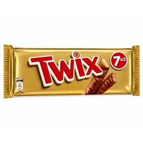 TWIX Barres de chocolat 7x50g