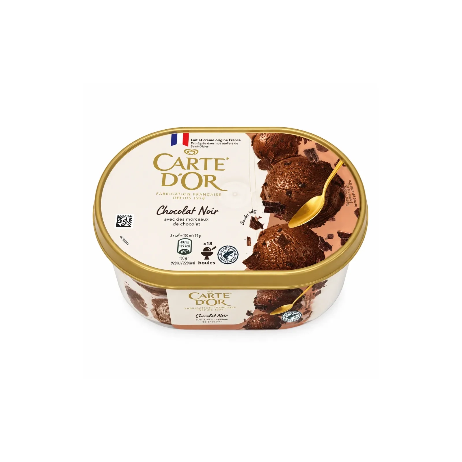 CARTE D'OR Glace Chocolat Noir 900ml