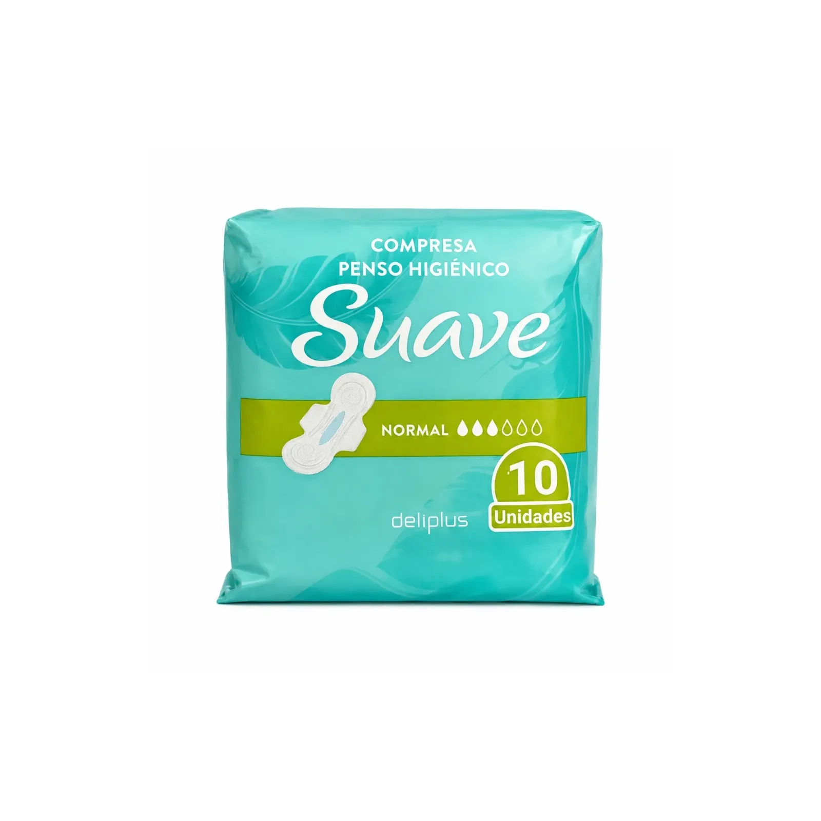 SUAVE Sanitary Napkins size 3 with wings, 10 pads