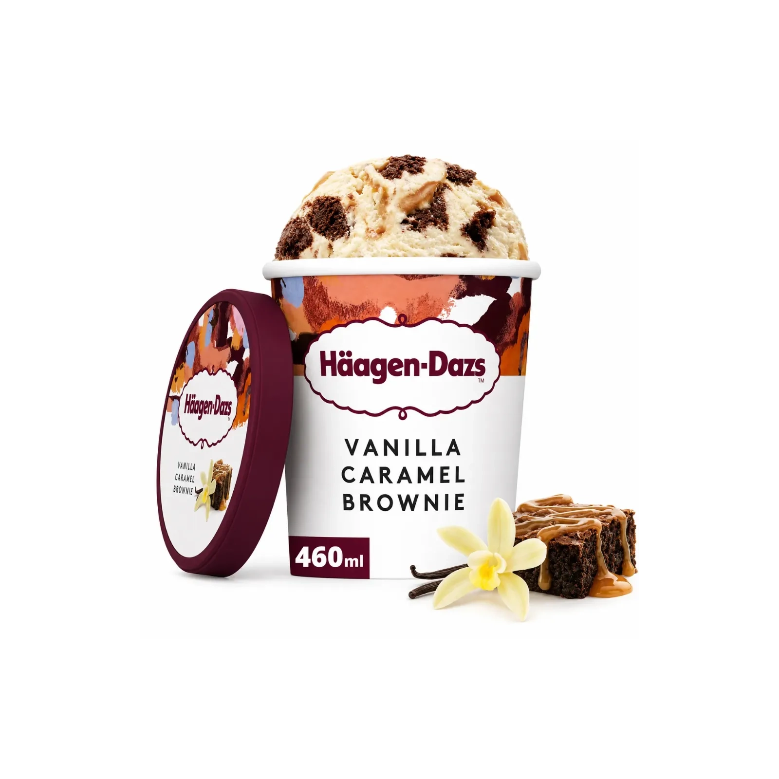 HÄAGEN-DAZS Vanille Caramel Brownie 460ml