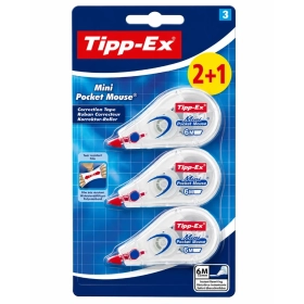 TIPP-EX Mini Pocket Mouse Rollers correcteurs 6m×5mm