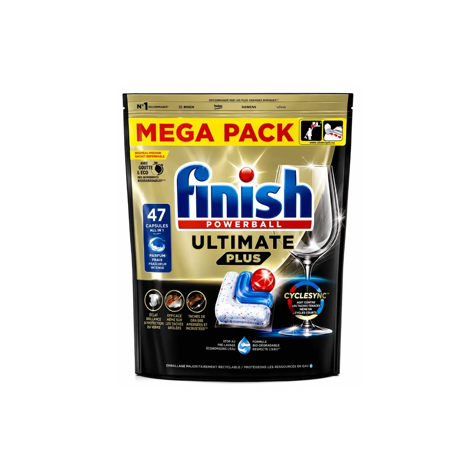 FINISH Ultimate Plus tabs regular 47 capsules