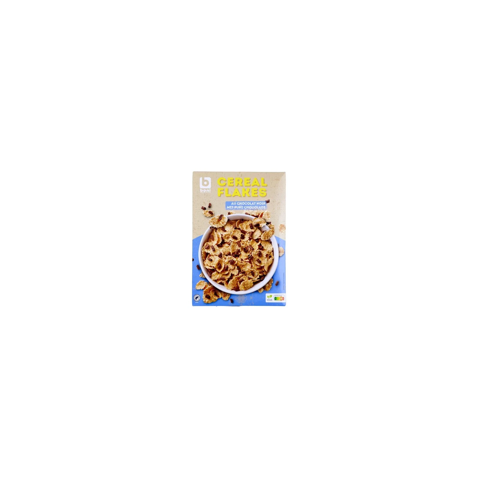 BONI Céréales Flakes chocolat noir 475g