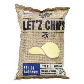 LET'Z Chips au sel de Guérande 120g