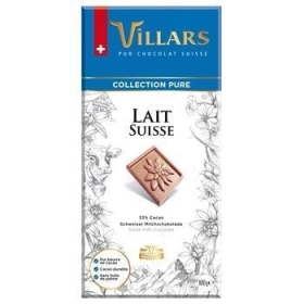 VILLARS Tablette chocolat suisse lait 100g