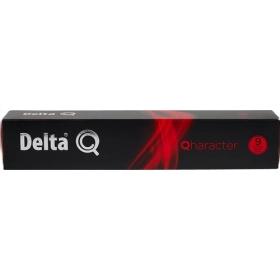DELTA Q Qharacter 9 - café intense et corsé 10 Capsules