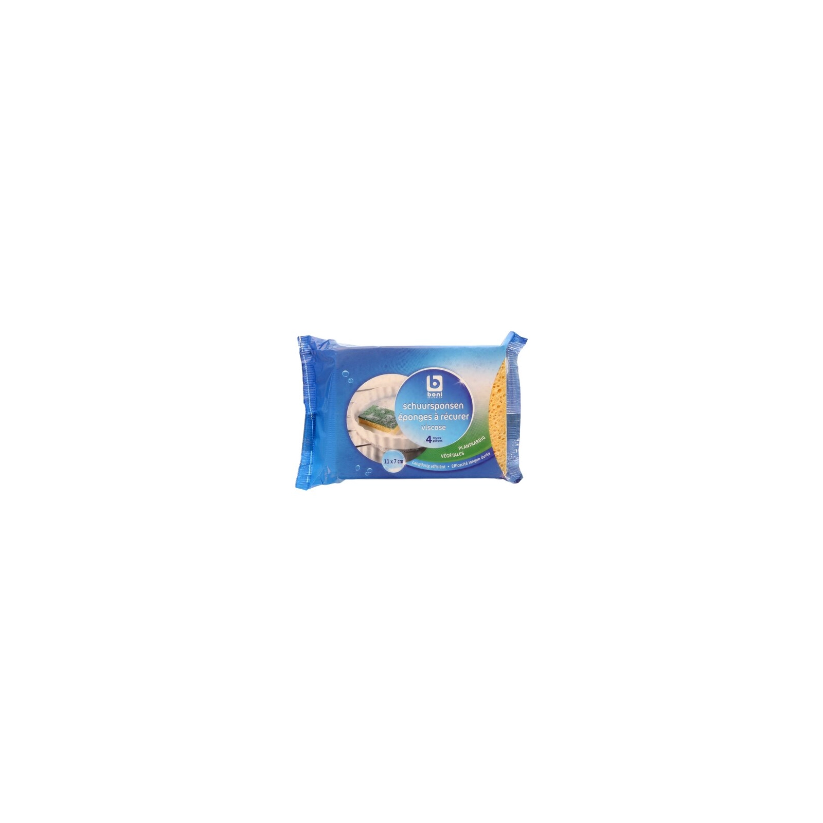 Boni Éponges à récurer viscose 4 pièces