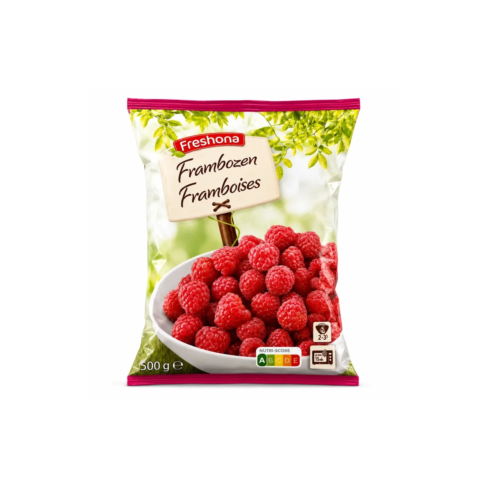 FRESHONA Framboises surgelées 500g