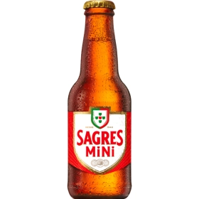 Sagres mini bière blonde bouteille 25cl
