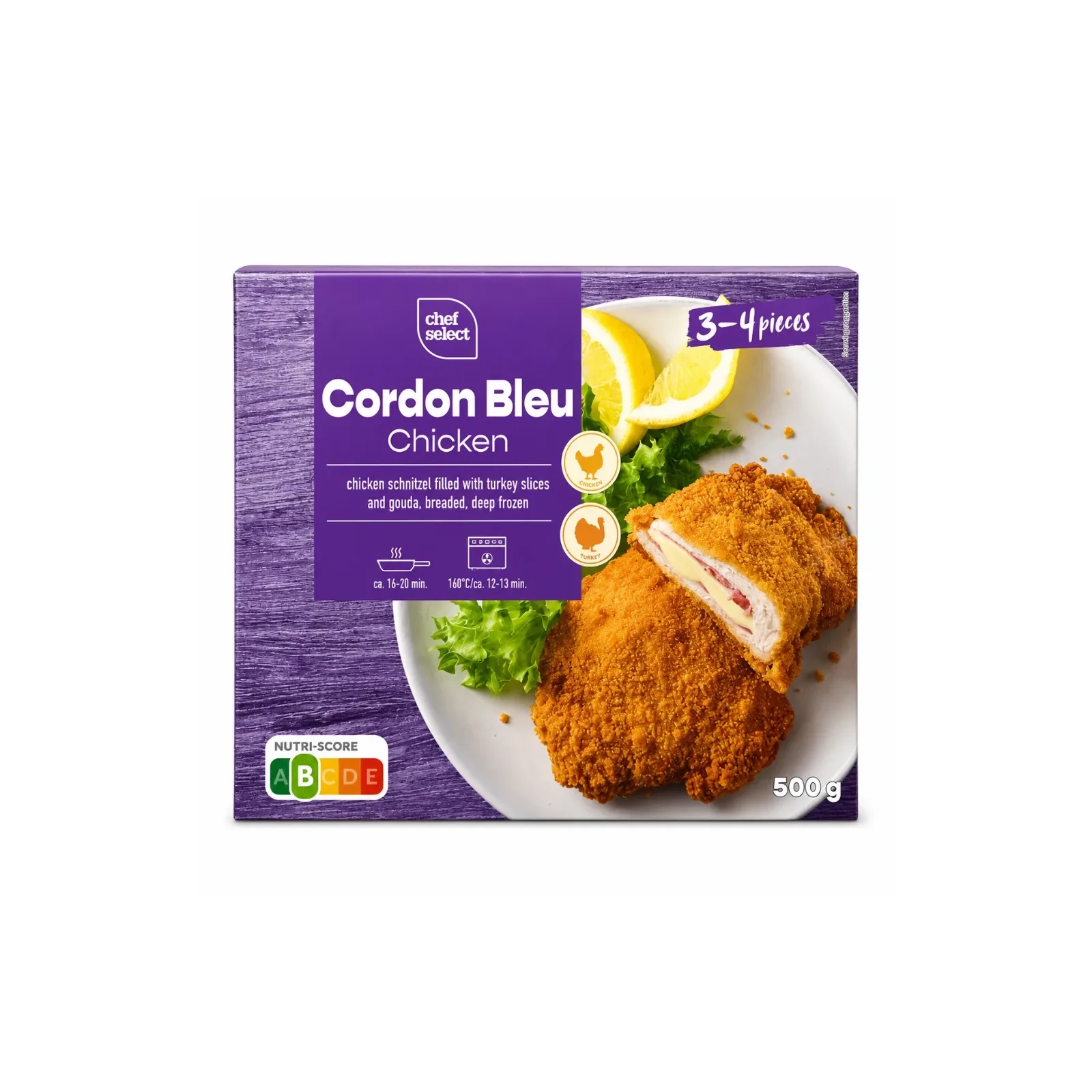 Chef Select Cordon Bleu Chicken 500g