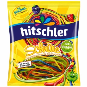 Hitschler Fruchtgummi-Schnüre 4 Farben 125g