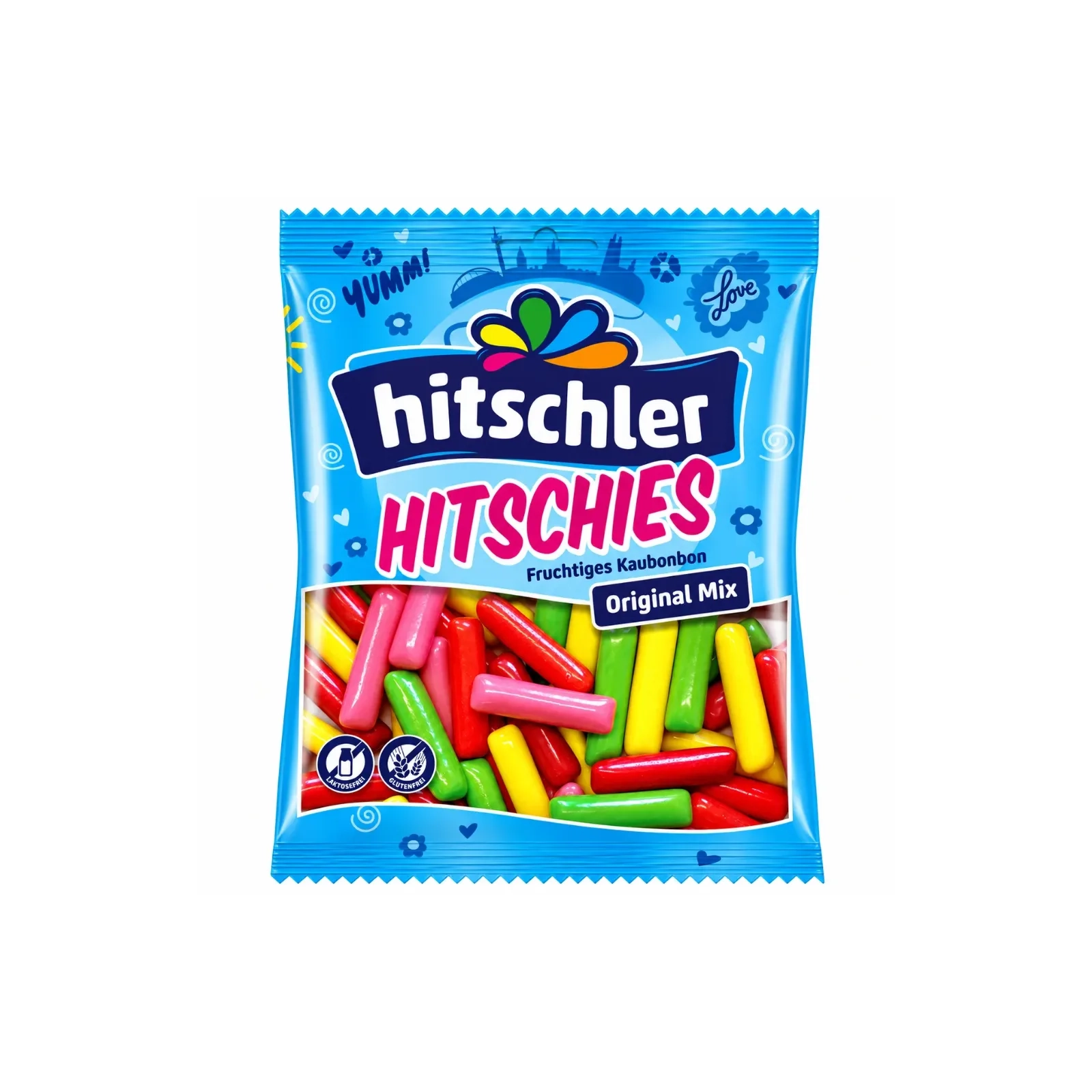 Hitschies Fruchtiges Kaubonbon Original Mix 150g