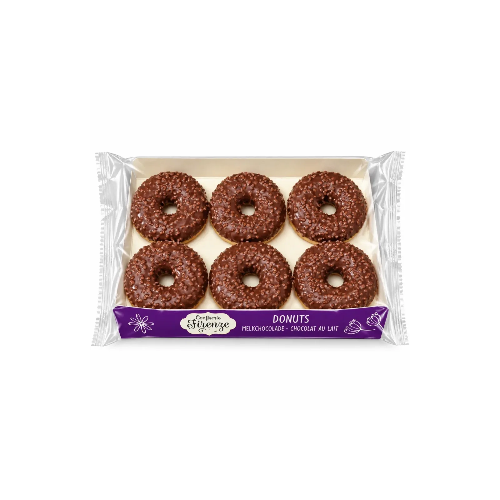 Confiserie Firenze - Donuts au chocolat 6x57g
