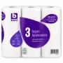 BONI Essuie-tout classic 3 épaisseur 64 feuilles 6 rouleaux
