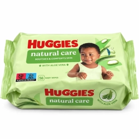 Huggies Natural care aloe vera 56 lingettes