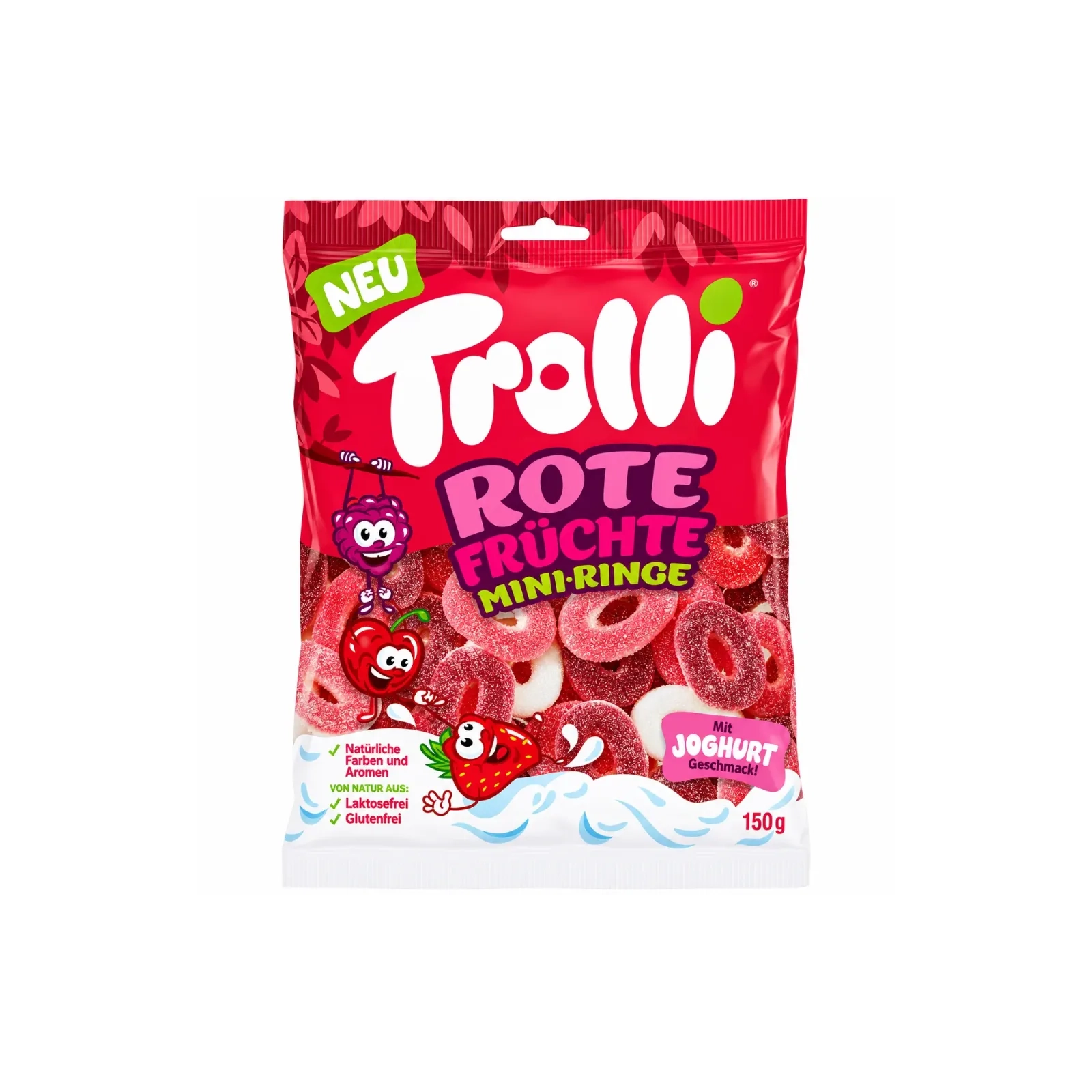 Trolli Rote Früchte Mini Ringe 150g
