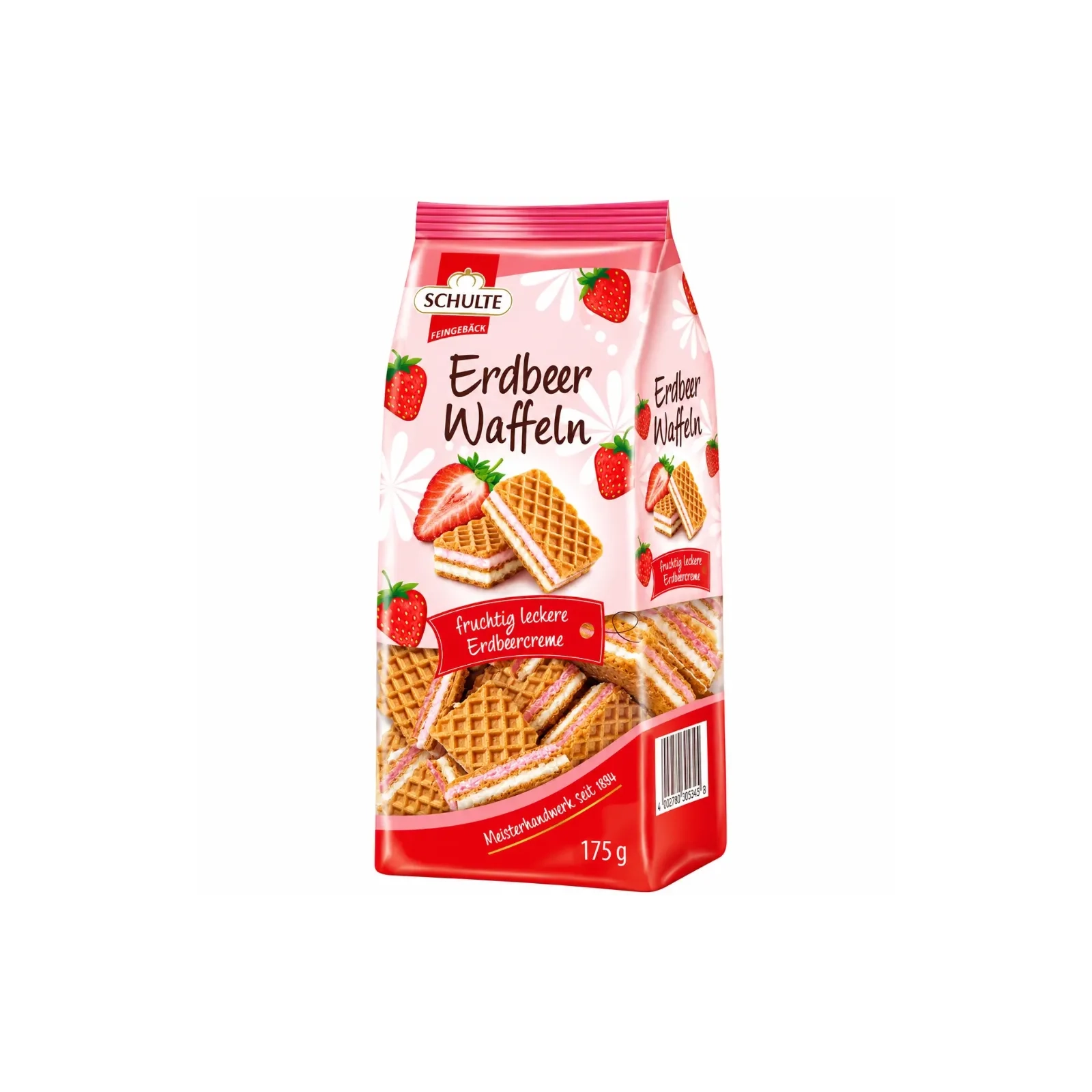Schulte Erdbeer Waffeln biscuits 175g