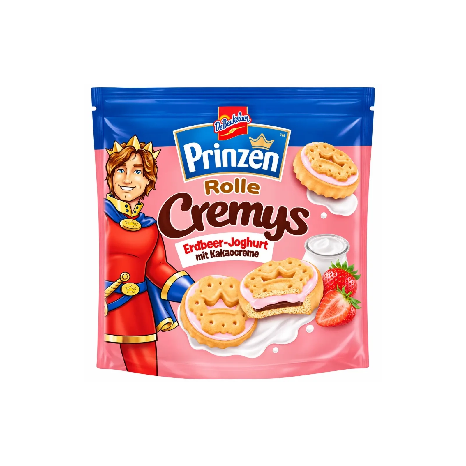 Prinzen Rolle Cremys Fraise & Yaourt 172g