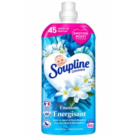 Soupline Jasmin & Fleurs Blanches adoucissant 60 lavages 1,2L