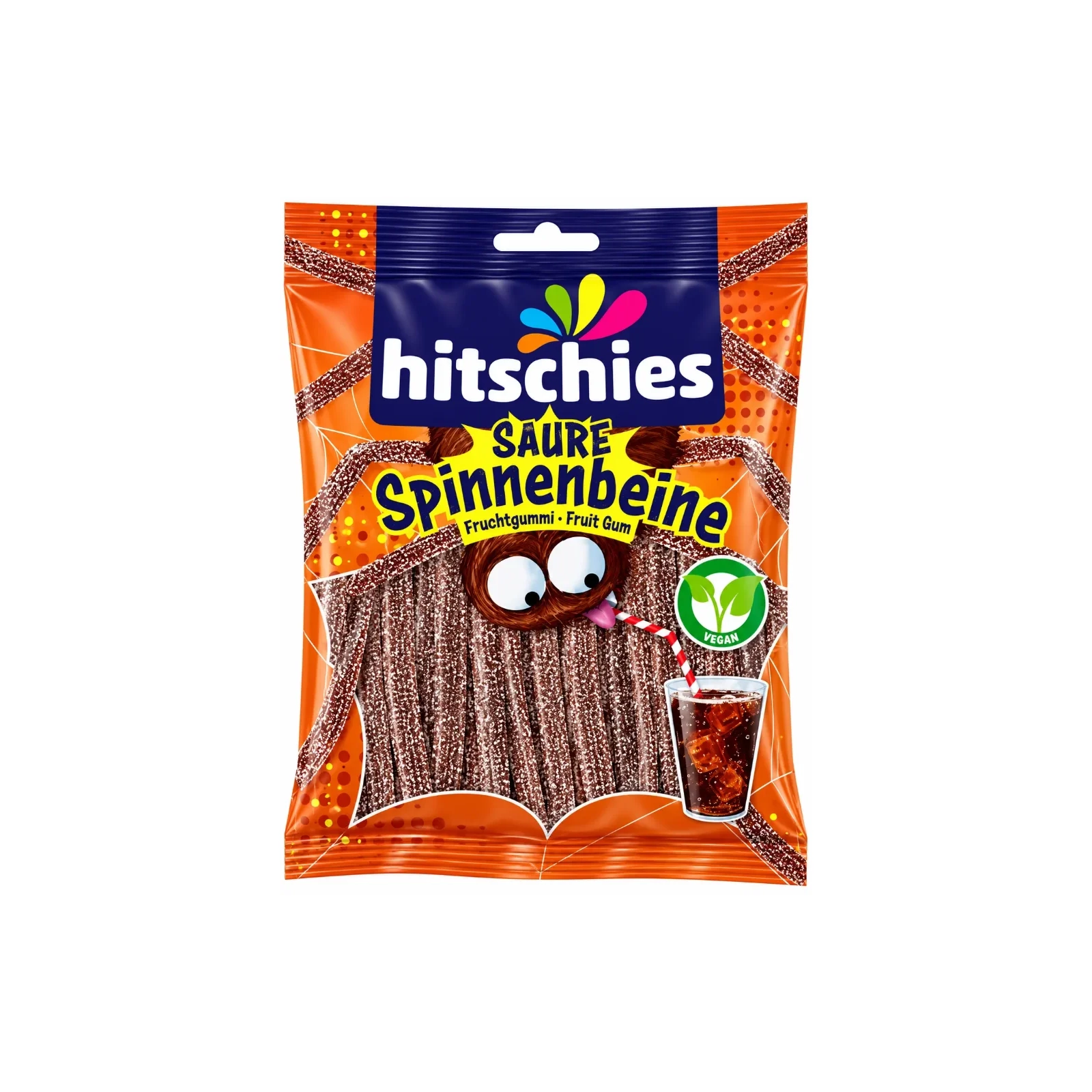 Hitschies Saure Spinnenbeine Cola Fruchgummi 125g