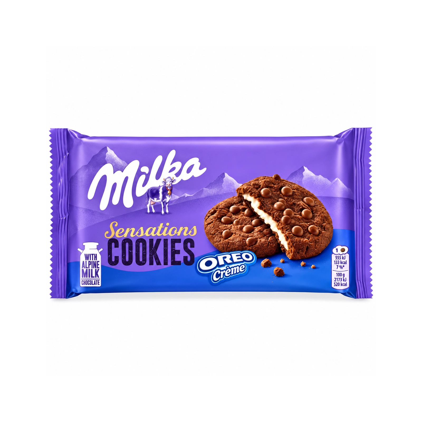 Milka Cookie Sensations Oreo Cream 156g