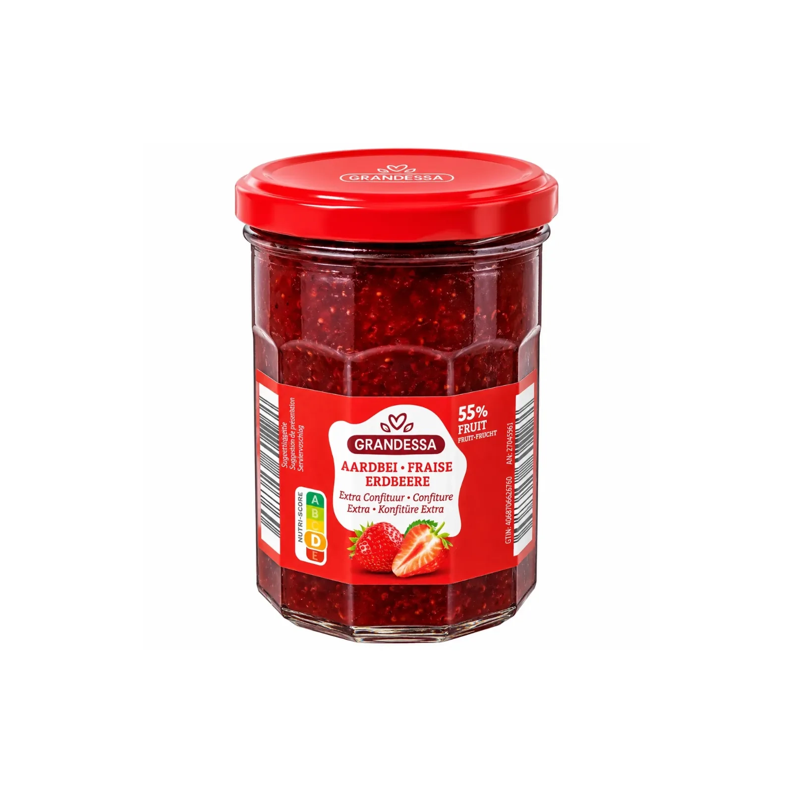 GRANDESSA Confiture à la fraise 450g