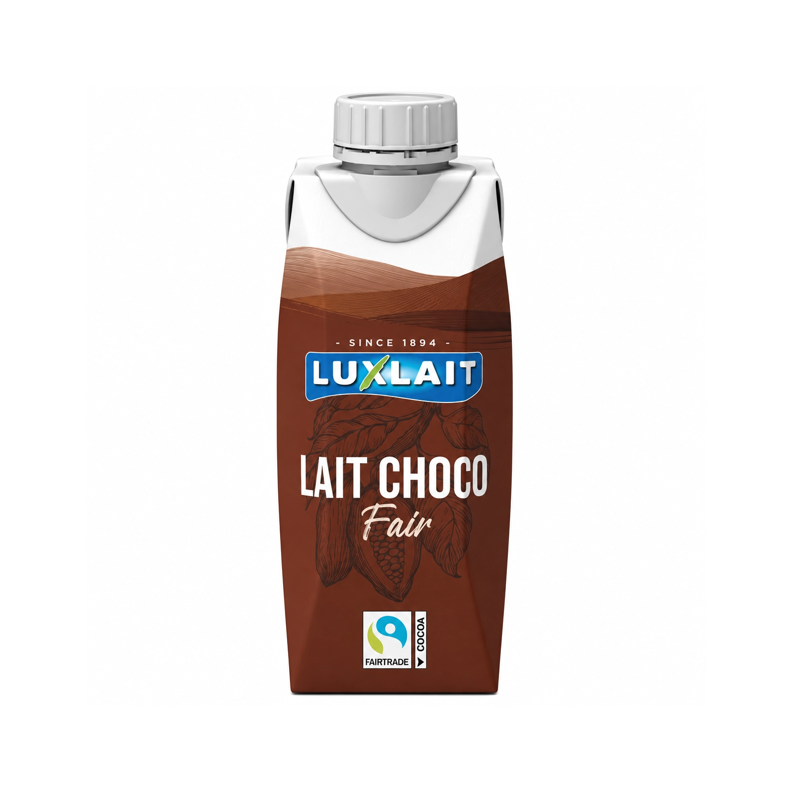 LUXLAIT Chocolate Milk 3.5% M.F Fairtrade 25cl