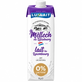 LUXLAIT UHT 0% Lactose brick 1L