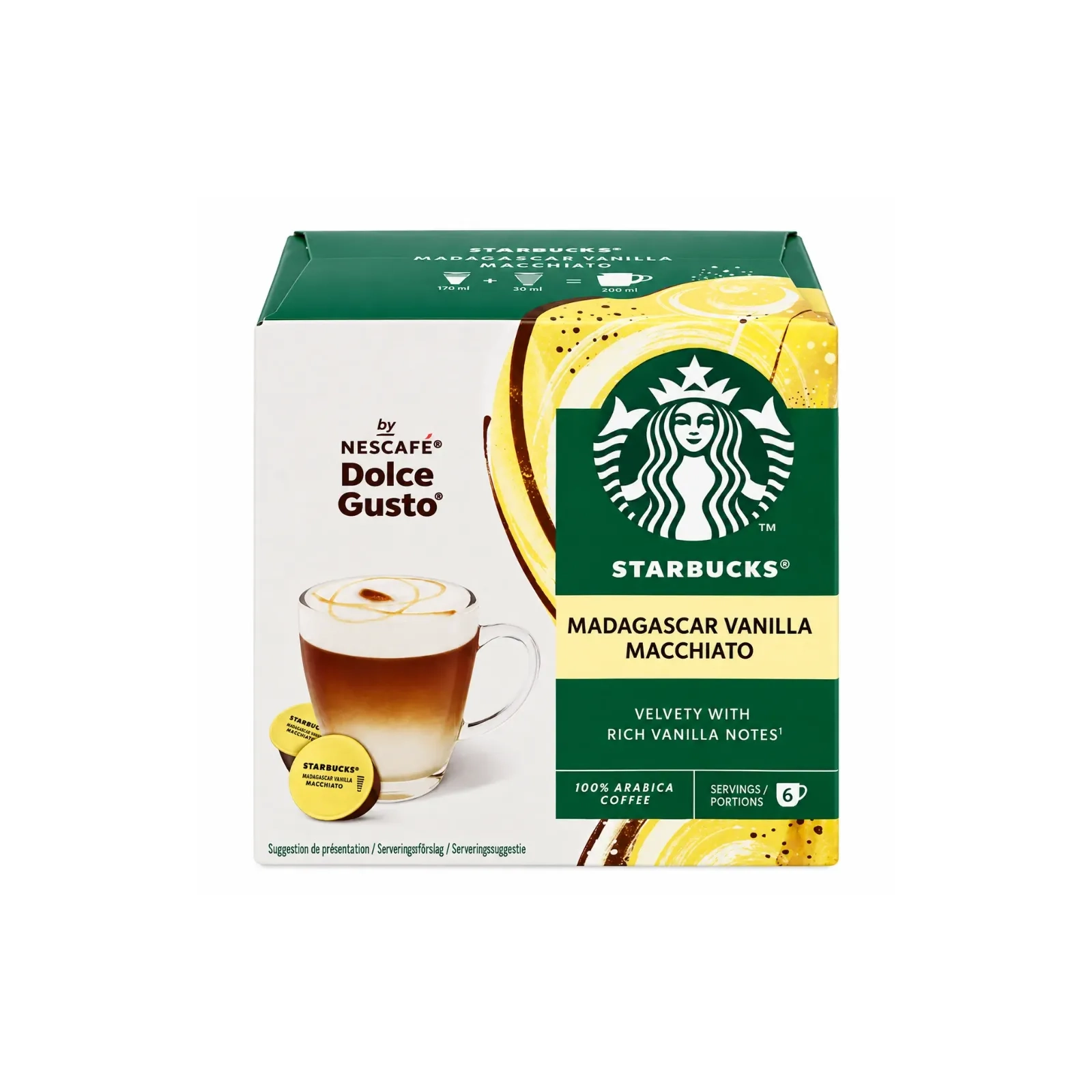 STARBUCKS Capsules Vanilla Macchiato 12 pièces