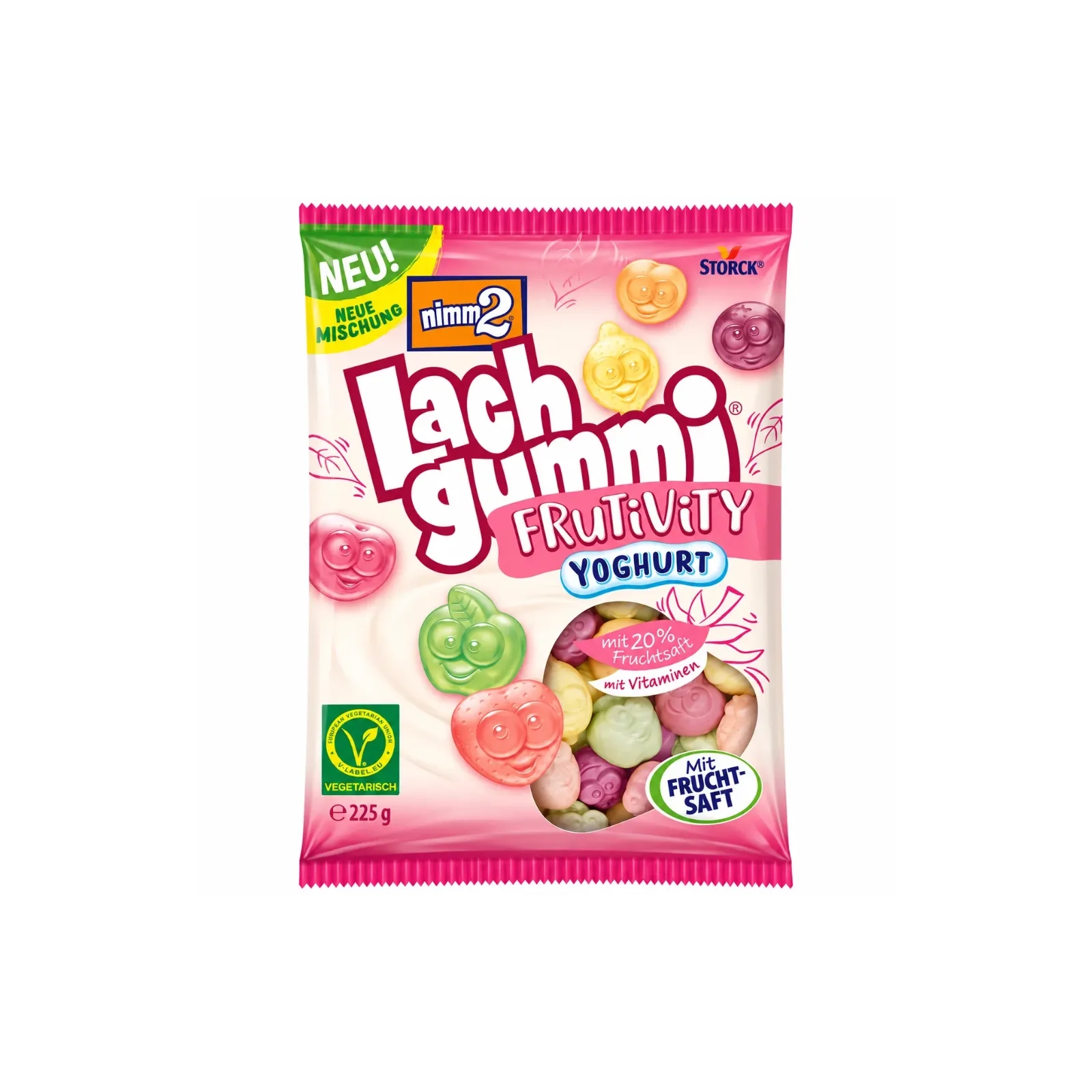 Nimm2 Lachgummi Frutivity yaourt 225g