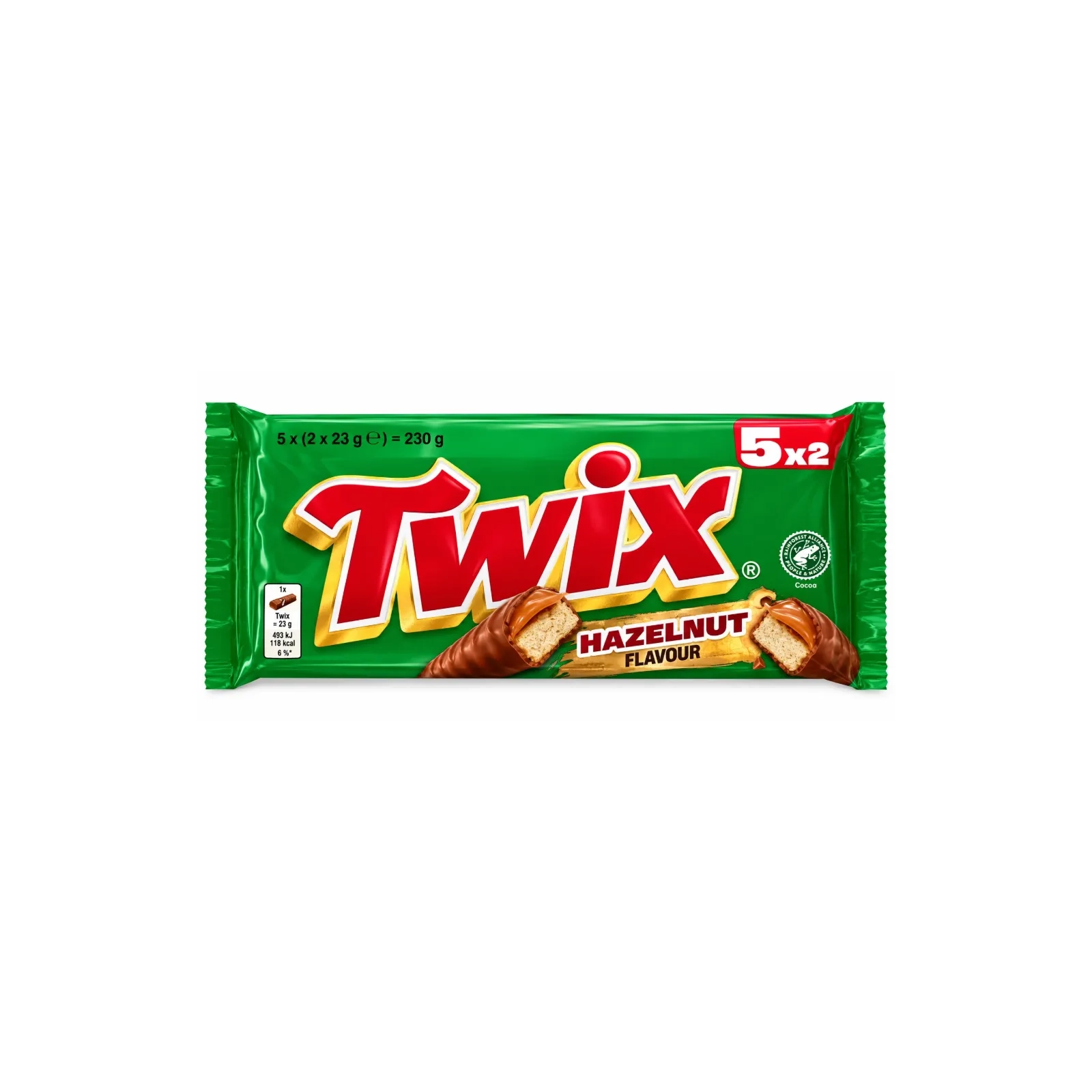 Twix Noisette Caramel & Biscuit 5x46g