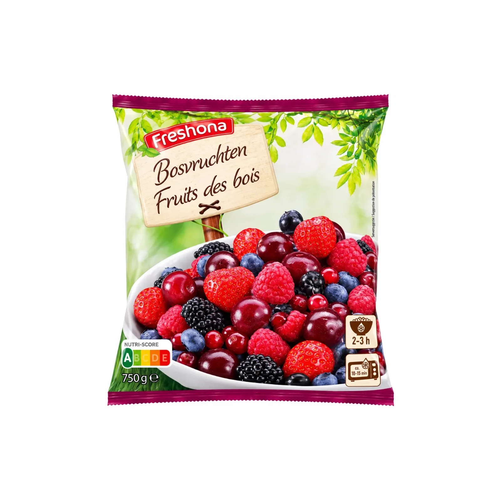 FRESHONA Fruits des bois surgelées 750g