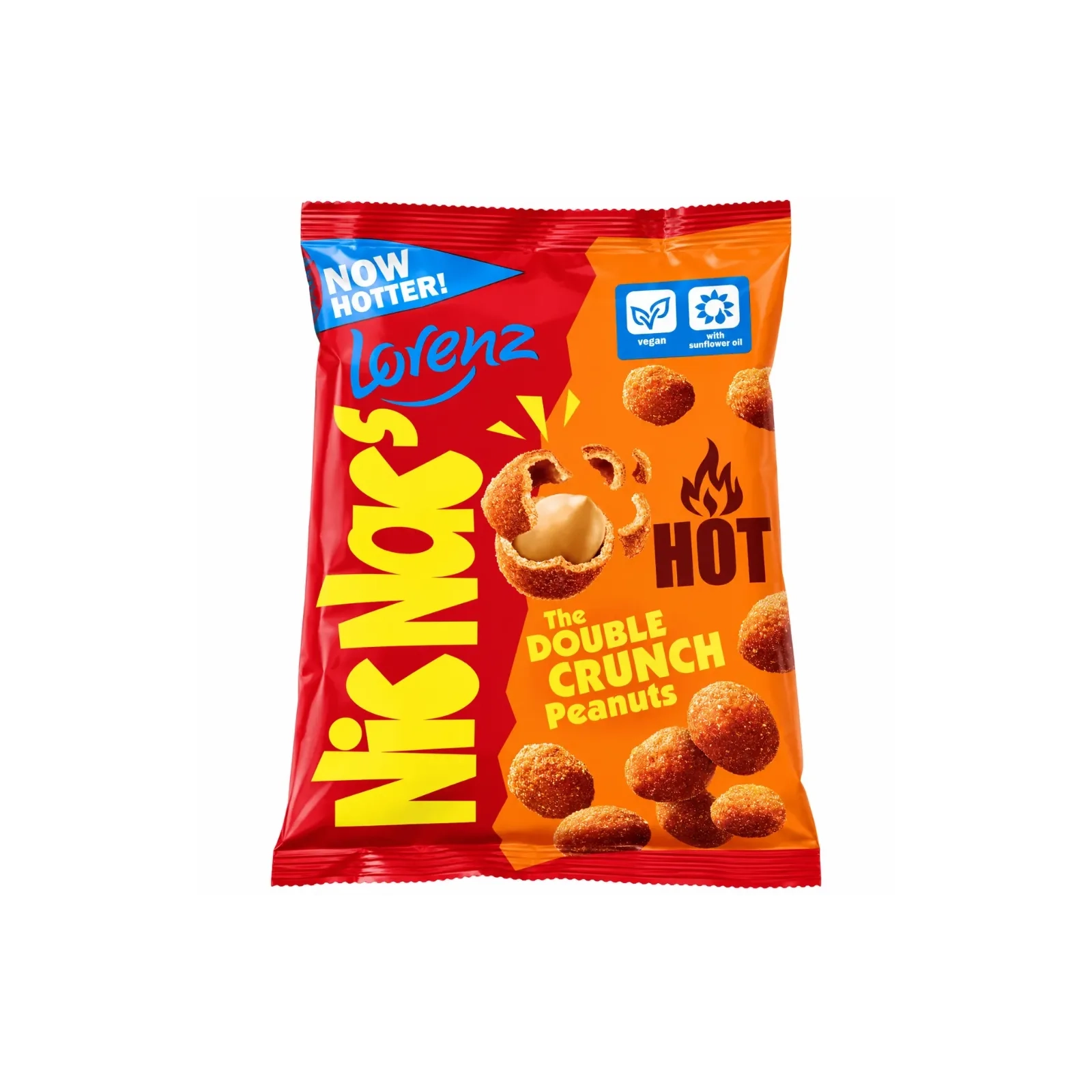 LORENZ Nic Nac's Hot double crunch Peanuts 110g