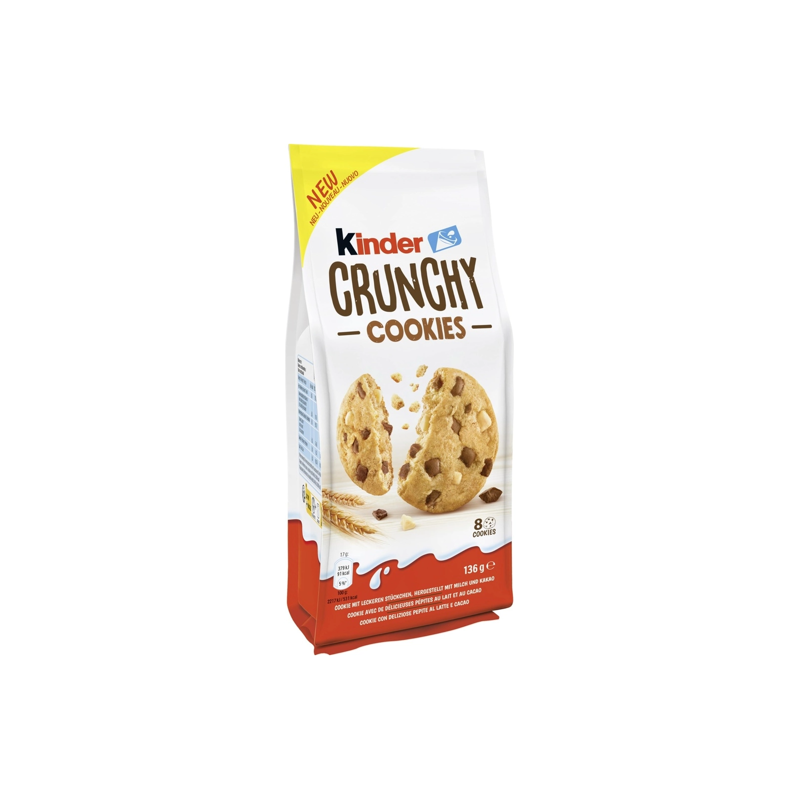 Kinder Crunchy Cookies 136g