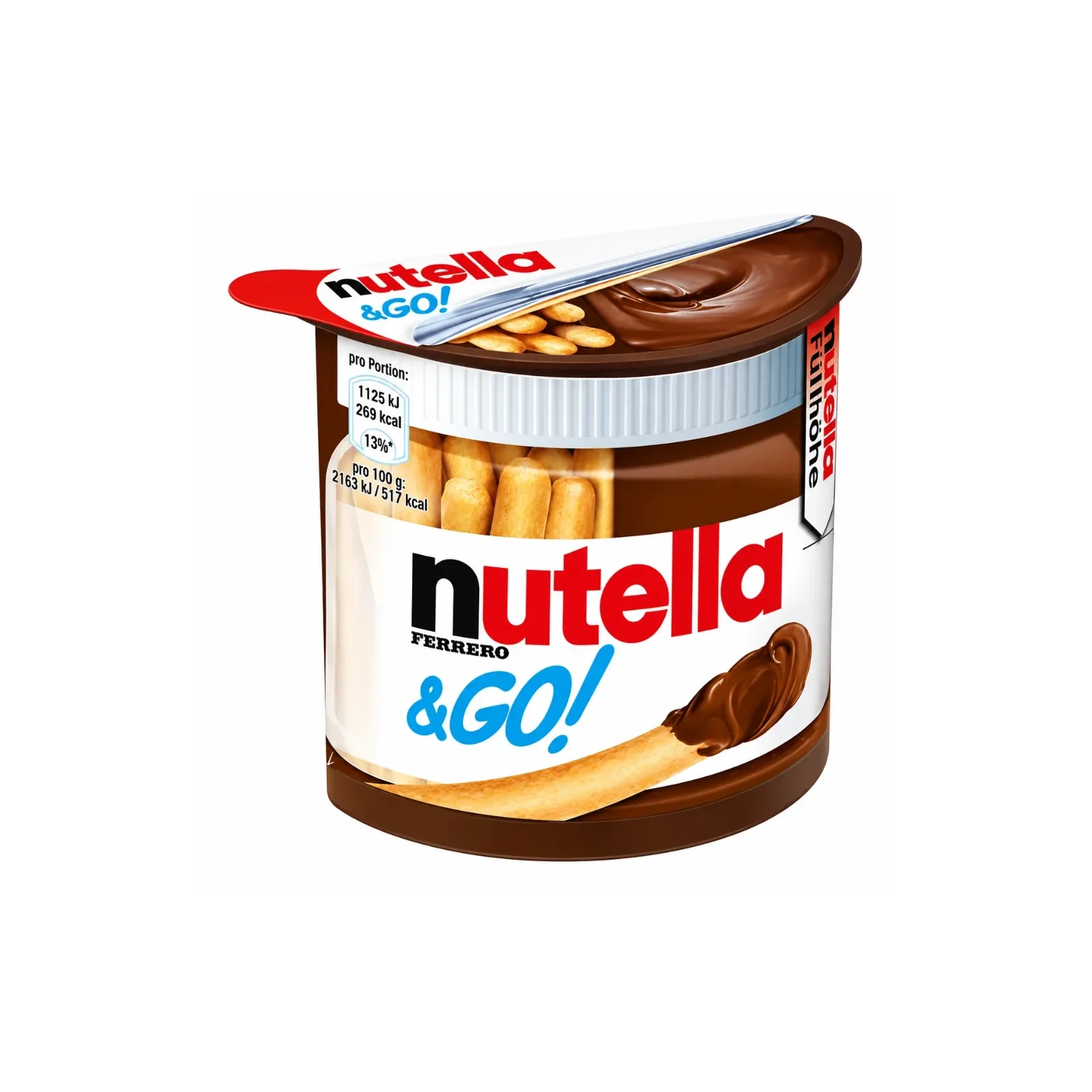 NUTELLA & GO Biscuits Noisettes et Cacao 52g