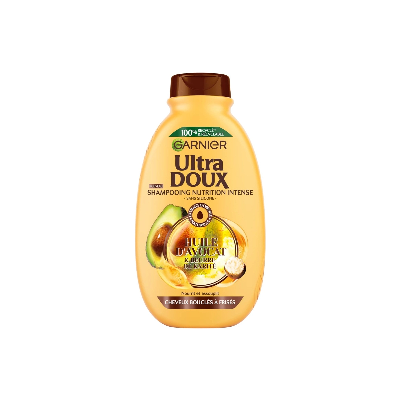 GARNIER Shampooing Huile d'Avocat & Beurre de Karité ultra doux 300ml