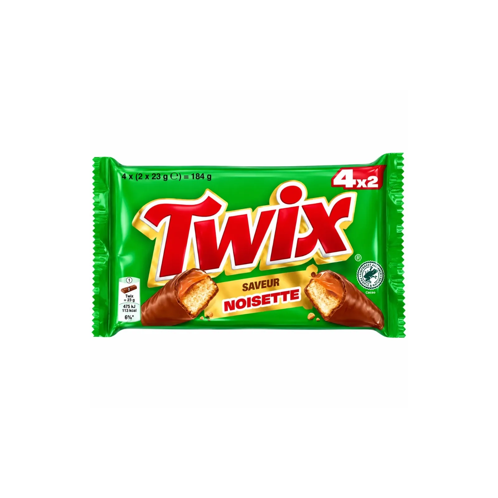 Twix Noisette Caramel & Biscuit 4x46g