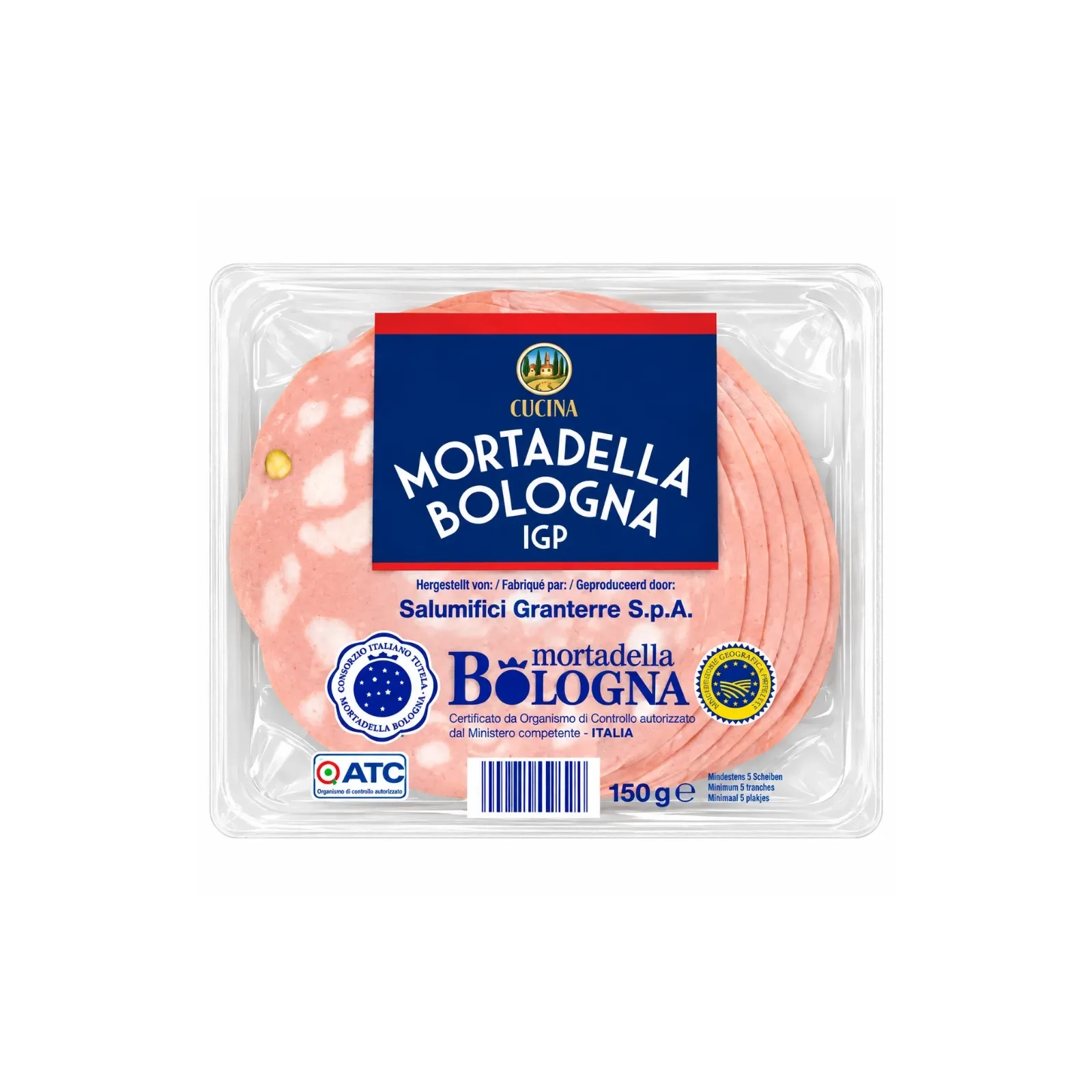 CUCINA Mortadella Bologna 5 tranches 150g