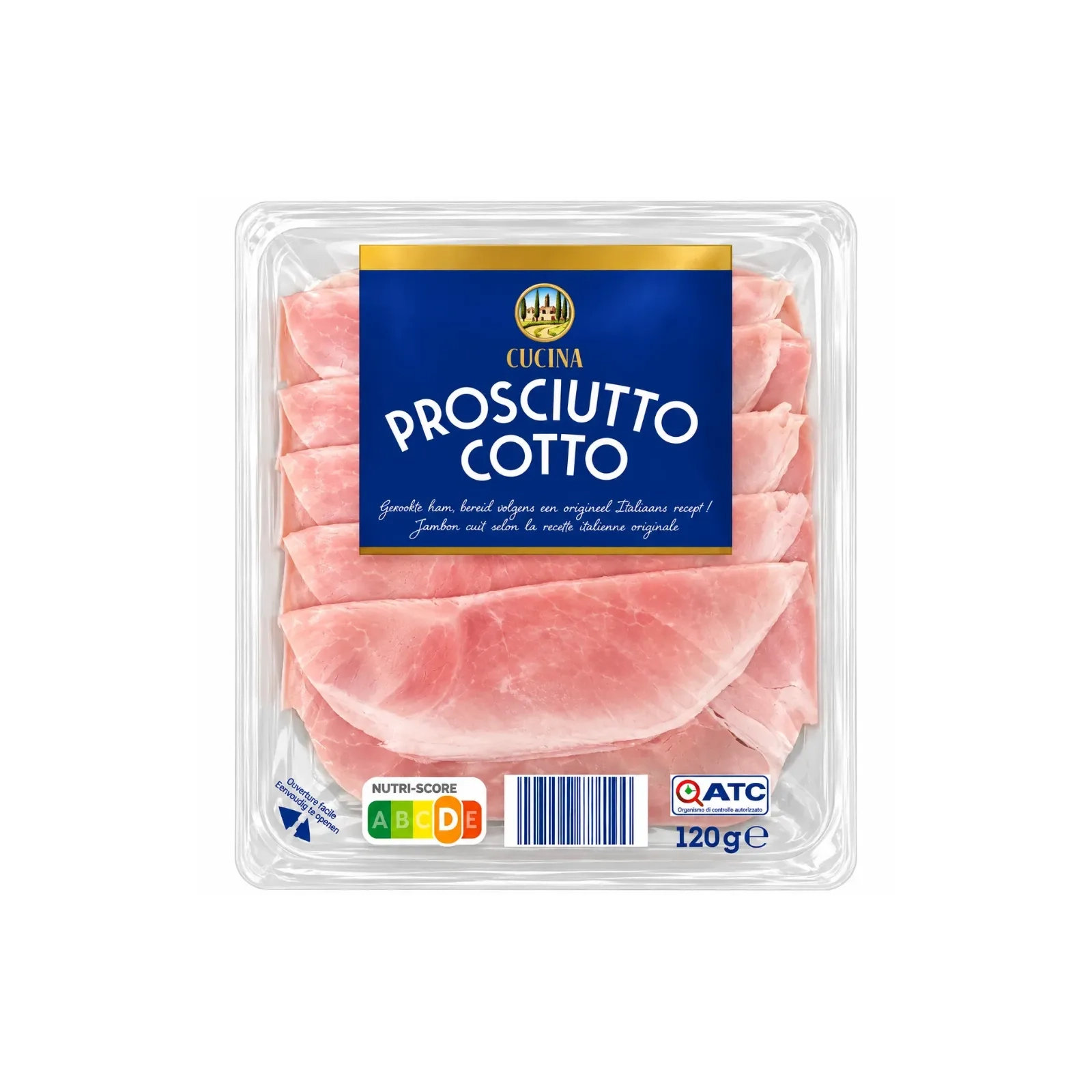 CUCINA Prosciutto Cotto 5 tranches 120g