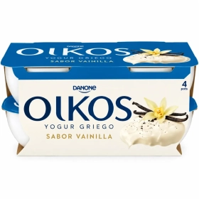 Oikos pasteurisierter Vanille-Griechisch-Joghurt 4x115g