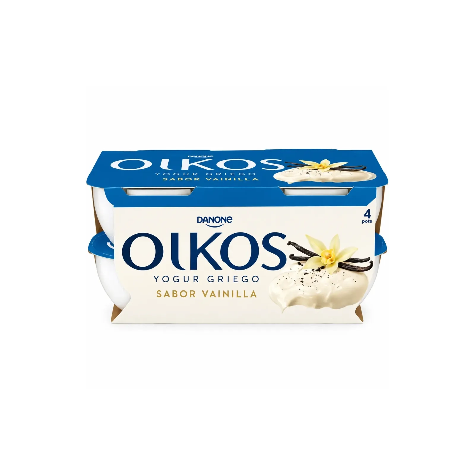 Oikos Pasteurized Vanilla Greek Yogurt 4x115g