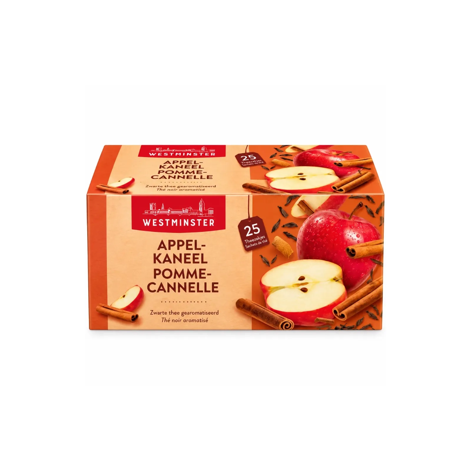 Westminster - Thé Noir Pomme et Cannelle 25 sachets